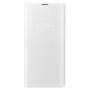 Оригинален калъф за samsung galaxy s10+ (g975) led view cover, бял, ef-ng975pwegww