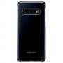 Оригинален калъф за samsung galaxy s10 - led cover, черен, ef-kg973cbegww