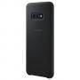 Оригинален силиконов калъф за samsung galaxy s10e - silicone cover, черен, ef-pg970tbegww