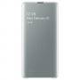 Оригинален калъф за samsung galaxy s10+ (clear view cover), бял, ef-zg975cwegww