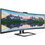 Монитор philips brilliance 499p9h, 49 инча ultra-wide, lcd (5120x1440) curved, va, 5ms, 80m:1, usb-c