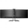 Монитор philips brilliance 499p9h, 49 инча ultra-wide, lcd (5120x1440) curved, va, 5ms, 80m:1, usb-c