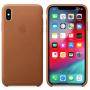 Калъф apple iphone xs max leather case - saddle brown, mrwv2zm/a