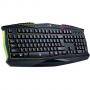 Геймърска клавиатура genius k220 scorpion gaming, 7-цветна led подсветка, черна, 31310475100