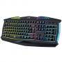 Геймърска клавиатура genius k220 scorpion gaming, 7-цветна led подсветка, черна, 31310475100