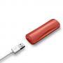 Външна батерия/power bank/ energy sistem extra battery red, 2200 mah, червена, led индикатор за зареждане, 44569