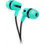 Слушалки canyon stereo earphone with microphone, 1.2m flat cable, green, 22x12x12mm, 0.013kg. cns-cep4g