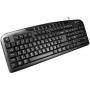 Клавиатура canyon wired keyboard, slim, 116 keys with multimedia functions, usb2.0, black, cable length 1.3m, 445x160x24mm, 0.46kg.cne-ckey2-bg
