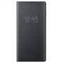 Калъф, samsung s10 g973 led view cover, черен, ef-ng973pbegww