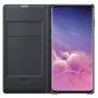 Калъф, samsung s10 g973 led view cover, черен, ef-ng973pbegww