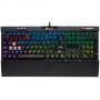 Геймърска клавиатура corsair k70 rgb mk.2, метална основа, rgb подсветка, cherry mx red, anti-ghosting, черен, ch-9109010-na