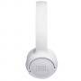 Безжични слушалки jbl t500bt, bluetooth 4.1, jbl pure bass sound, бял, jblt500btwht