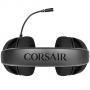 Геймърски слушалки corsair hs35 gaming headset carbon, 50mm неодимови говорители, контрол на звука, микрофон, ca-9011195-eu
