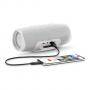 Преносима bluetooth колонка jbl charge 4, jbl connect +, audio jack 3.5 mm, ipx7, бял, jbl-charge4-wht