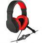 Слушалки с микрофон genesis gaming headset argon 200 red stereo, nsg-0900