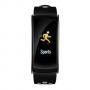 Смарт часовник canyon cns-sb41br, 0.96-инчов цветен lcd дисплей (160x80), ip68 водоустойчив, съвместим с ios и android, black-gray
