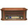 Грамофон с радио и cd denver, mcr-50mk4, am/fm radio, turntable, cd player, cassette deck, usb for mp3, aux, mcr-50mk4