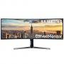 Монитор samsung 43 cj890 (lc43j890dkuxen) super ultra wide, curved, 3840x1200, 32:10, 300cd/m2, 1800r, displayport, hdmi, usb-c