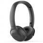 Безжични bluetooth слушалки philips upbeat, лека лента за глава, цвят черен, tauh202bk