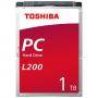 Твърд диск toshiba l200 slim laptop pc hard drive 1tb 2,5 инча (7mm), bulk, hdwl110uzsva