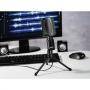 Настолен микрофон hama mic-usb allround, за pc/лаптоп, usb, черен, hama-139906
