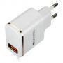 Зарядно устройство canyon smart/safe single-usb wall charger, 2.1a, usb към lightning кабел, white-rose, cne-cha043wr