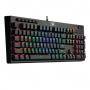 Rgb механична геймърска клавиатура redragon manyu k579rgb-bk, сини суичове, k579rgb-bk_vz