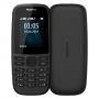 Мобилен телефон nokia 105 (ta-1174) dual sim black 2019, 16kigb01a07