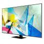 Телевизор samsung 85q80t, 85 инча qled, flat, smart, 3800 pqi, dual led, quantum hdr, hdr 10+, wi-fi, bluetooth, bixby, qe85q80tatxxh