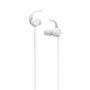 Безжични слушалки sony headset wi-sp510, bluetooth 5.0, микрофон, ipx5, бели, wisp510w.ce7