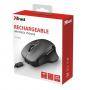 Безжична мишка trust themo wireless rechargeable mouse, 800, 1200, 1600 dpi, черен, 23340