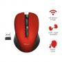 Безжична мишка trust mydo silent wireless, оптична, 1000/1400/1800 dpi, червен, 21871