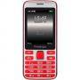 Мобилен телефон prestigio grace a1, 2.8 инча, dual sim, mt6261d, 0.3mp камера, bluetooth, fm, 950mah battery, en+ru keyboard, червен, pfp1281duored