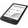 Електронен четец pocketbook e-book reader touch lux 5, 8 gb memory, 6 инча, e-ink carta display, smartlight, wi-fi, inkblack, черен, pb628-p-ww