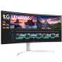 Монитор lg 38wn95c-w, 38 инча, ips, 3840 x 1600, anti-glare, 1ms, сив, 38wn95c-w