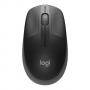 Безжична мишка logitech m190 (full-size wireless mouse), 1000 dpi, сив, 910-005905