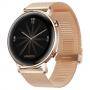 Часовник huawei watch gt2 (diana-b19b) elegant, 42mm, 1.2 инча amoled, 390x390, touchscreen, water resistance 5atm, gps, refined gold, 6901443333929