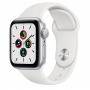 Часовник apple watch se gps, 40mm silver aluminium case with white sport band - regular, mydm2bs/a
