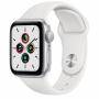 Часовник apple watch se gps, 40mm silver aluminium case with white sport band - regular, mydm2wb/a
