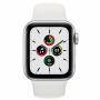 Часовник apple watch se gps, 40mm silver aluminium case with white sport band - regular, mydm2wb/a