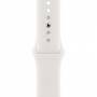 Часовник apple watch se gps, 40mm silver aluminium case with white sport band - regular, mydm2wb/a