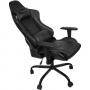Геймърски стол deltaco, ергономичен, 5-точково междуосие, висок гръб, черен, gam-096