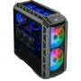 Кутия cooler master mastercase h500p gunmetal mesh argb tg, cm-case-h500p-mgnn-s11