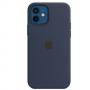 Калъф apple iphone 12/12 pro silicone case with magsafe - deep navy, mhl43zm/a