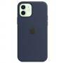 Калъф apple iphone 12/12 pro silicone case with magsafe - deep navy, mhl43zm/a