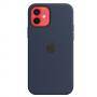 Калъф apple iphone 12/12 pro silicone case with magsafe - deep navy, mhl43zm/a