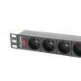Филтър lanberg power distribution unit pdu  9 sockets 3m black, pdu-09e-0300-bk