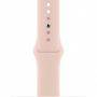 Смарт часовник apple watch se gps, 40mm gold aluminium case with pink sand sport band - regular, mydn2bs/a