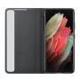 Калъф за samsung s21ultra smart clear view cover with s pen black, ef-zg99pcbegee