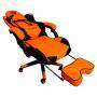 Геймърски стол roxpower gaming t-rox gc75, оранжев